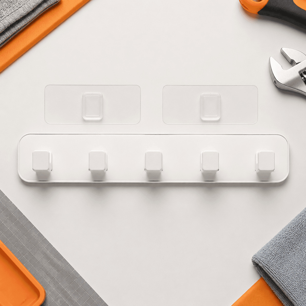 Adhesive-free wall hooks