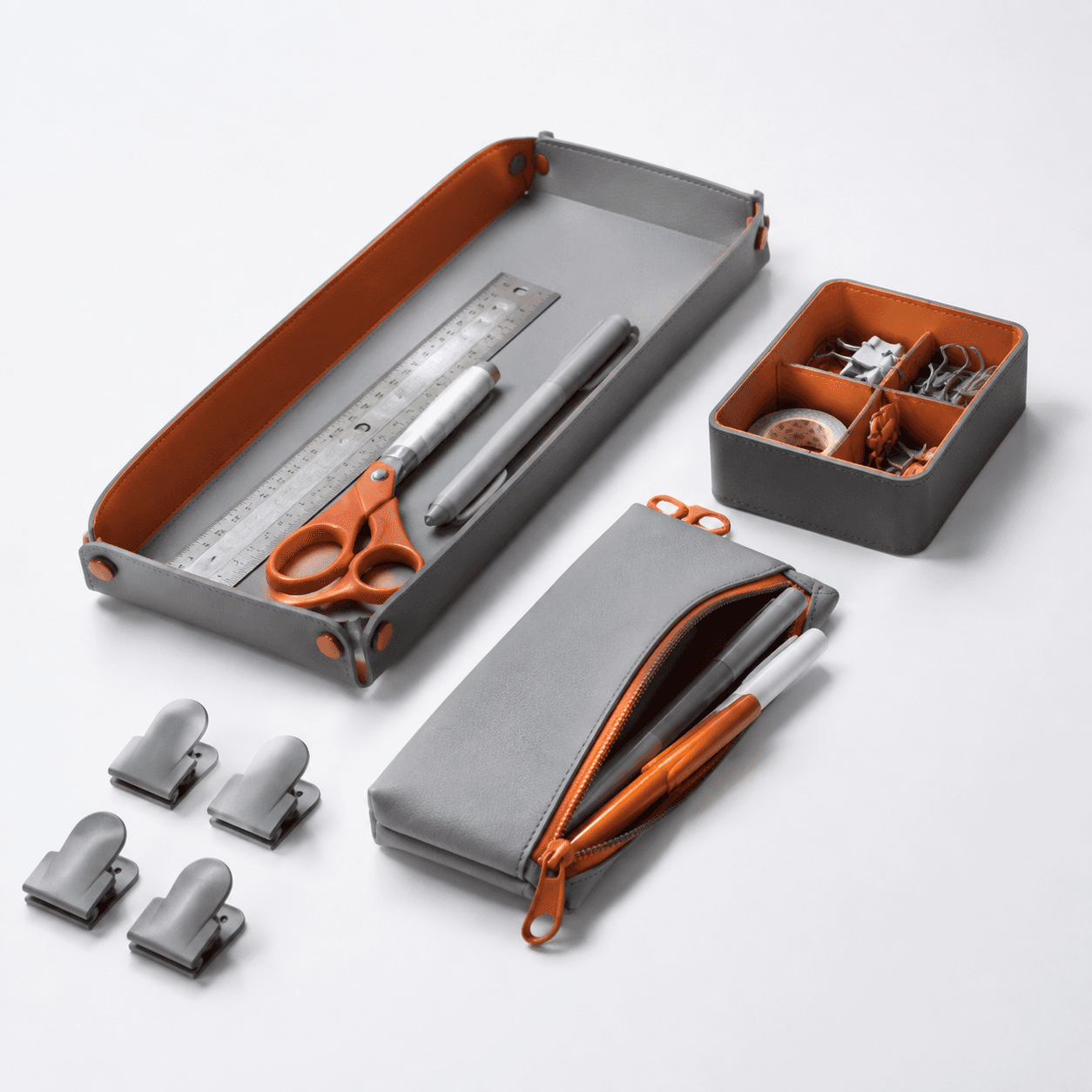 Desk Tidy kit of ordinary household items
