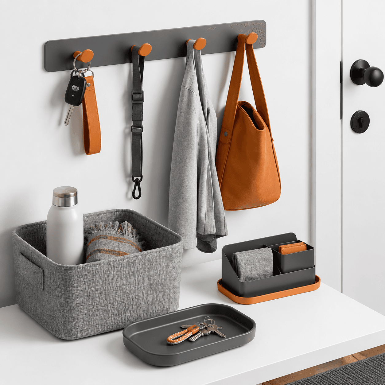 Entry Sort kit of ordinary household items